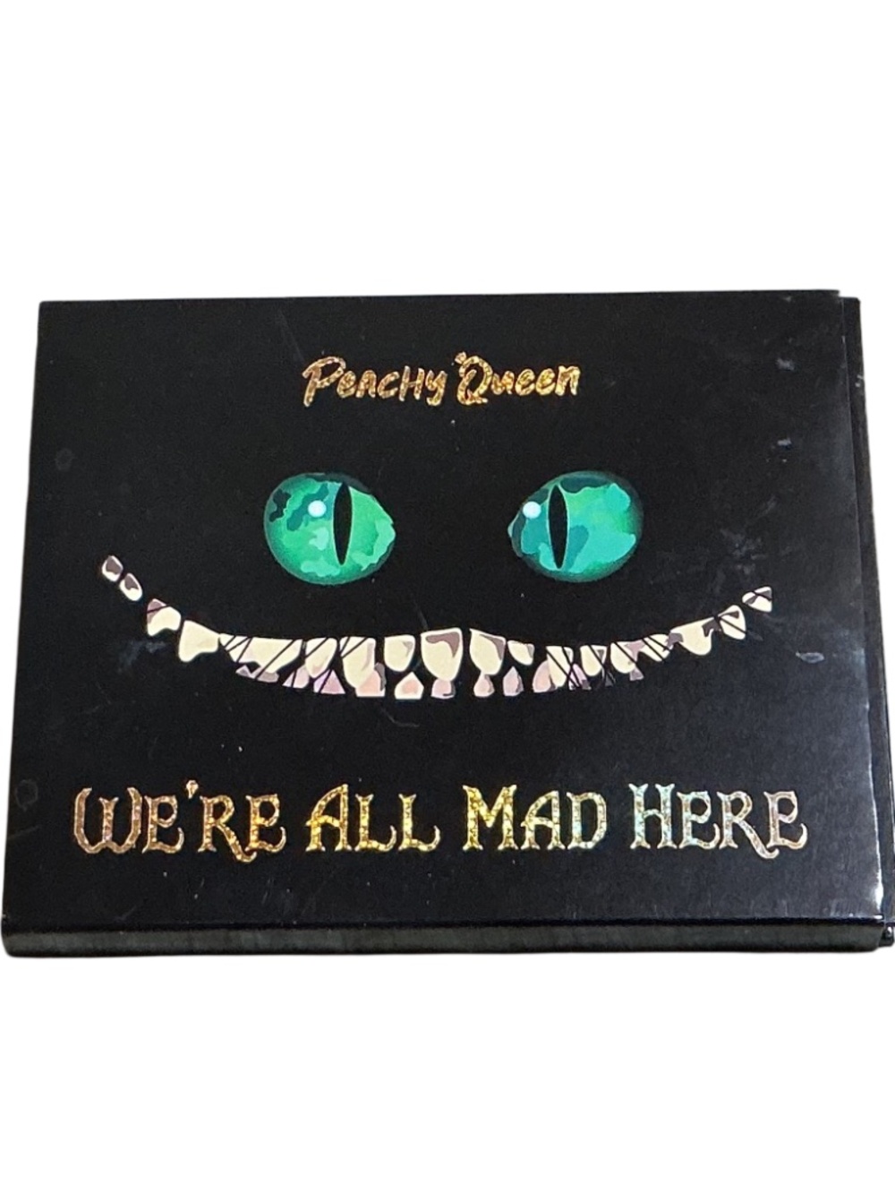 We're All Mad Here Eyeshadow Palette, Peachy Queen, Cheshire Cat, 12 Shades, New